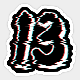 Gl1tch3d Sticker